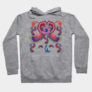 colorful abstract geometric shapes Hoodie